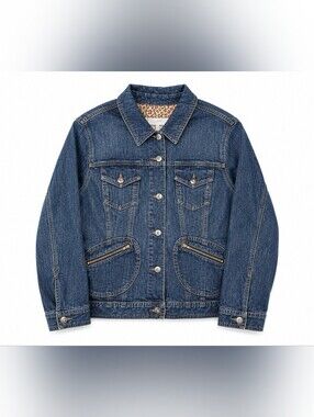 Chico's Platinum denim jacket